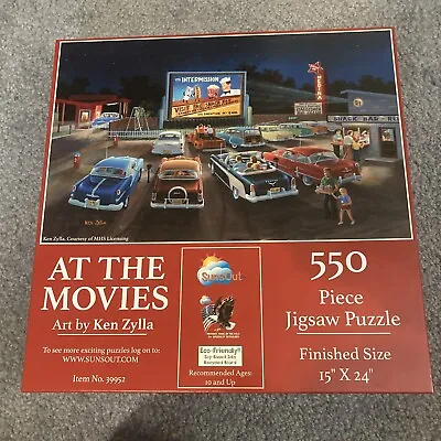 AT THE MOVIES 550 PIECE JIGSAW PUZZLE By SUNSOUT • $8.49