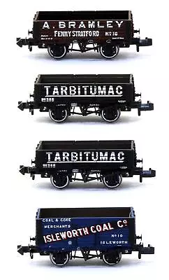 Graham Farish 'n' Gauge Rake Of 4 Assorted Plank Wagons • £39.50