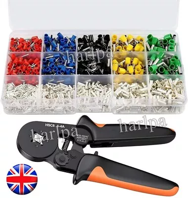 1640Pcs Crimp Tool W/ Bootlace Ferrule Crimper Plier Car Wire Terminal Connector • £17.99