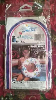 Intex The Little Mermaid The Wet Set Swim Ring Vintage 1991 NEW In Package • $41