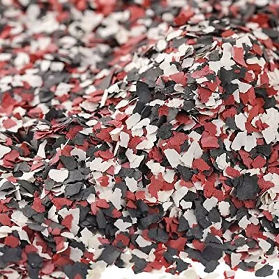 Decorative Color Chips Epoxy Flakes 3-5 MM Red Black White 350G Blend Floor • $13.87