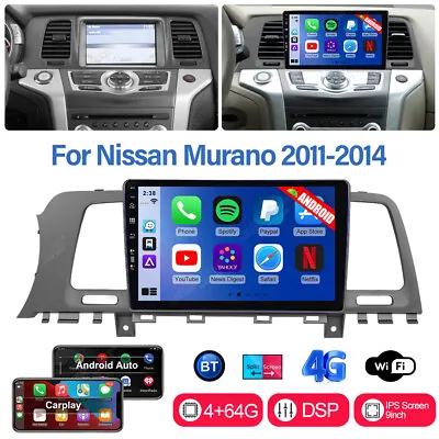 4G+64G 8 Core Android 12.0 Carplay Car Radio GPS For Nissan Murano Z51 2008-2014 • $289.99
