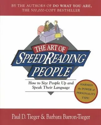$4.09 • Buy The Art Of Speed Reading People: How To Size People Up And Speak Their Language
