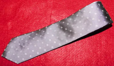 Men's Zara Man Grey/white Floral Slim Tie - Nwt - Neck Ties - Designer Ties. • $39.99