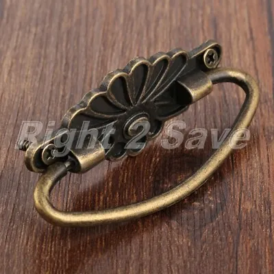 $3.84 • Buy Antique Bronze Cabinet Drawer Knob Ring Furniture Cupboard Wardrobe Pull Handle