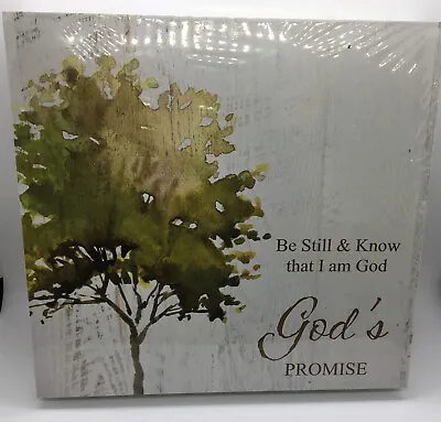 Be Still & Know That I Am God God's Promise Wall Art P Graham Dunn New 10X10  • $29.92