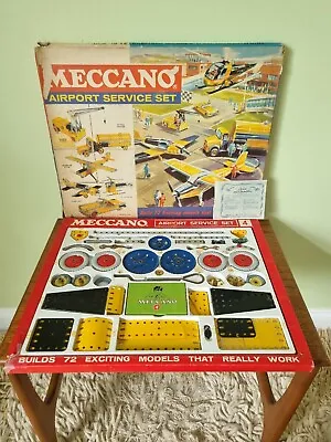 £59.99 • Buy Vintage Meccano Airport Service Set 4 Boxed With Manuals Original 60's 