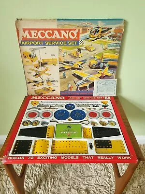 Vintage Meccano Airport Service Set 4 Boxed With Manuals Original 60's  • £44.99