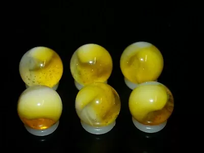 SIX PACK Jabo Vitro Classic Marbles HTF Collector Set Marble Lot KEEPER 423 • $9.95