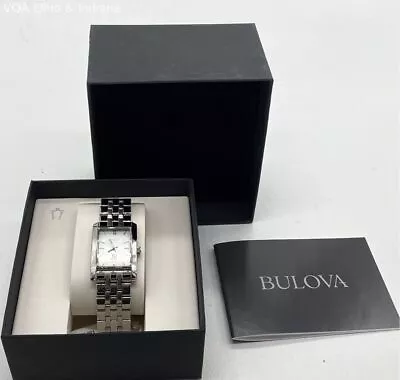 New In Box Bulova 96L201 Stainless Steel Silvertone Watch W/ Detroit Tigers Logo • $19.99