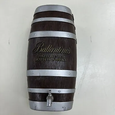 VINTAGE BALLANTINES SCOTCH WHISKEY PLASTIC BARREL  DISPENSER Bottle • $15.99