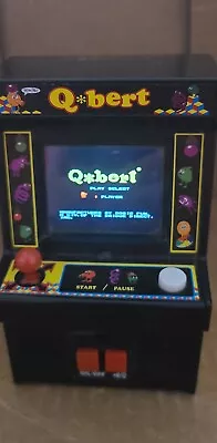 Q*bert 2016 Mini Handheld Arcade Classic Video Game Tested And Working • $40