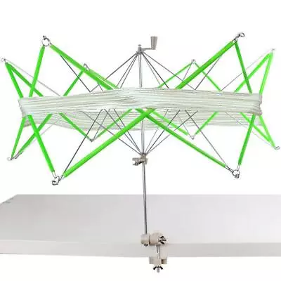 Plastic Knitting Umbrella Wool Yarn Winder Holder For Hanks Skeins Line • £15.82