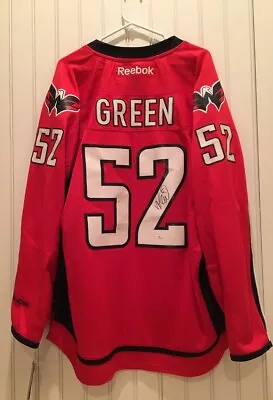 SIGNED JERSEY Mike Green JSA CERTIFIED Washington Capitals #52 AUTO Size XL NWT • $239.99