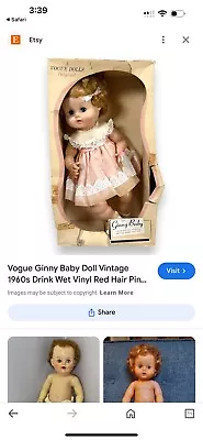 Vintage 1960s Ginny Doll • $45.30