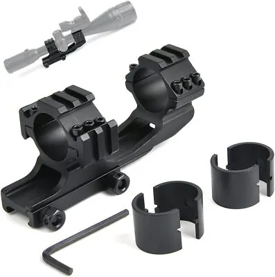 High Profile AR Mount Rings Picatinny Scope Rail 1 / 30mm Cantilever Adjustable  • $24.34