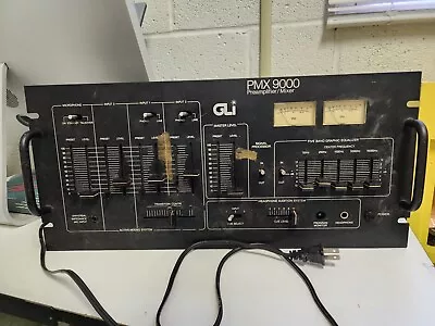 Vintage GLI PMX 9000 Preamplifier/ Professional DJ Mixer PMX9000 • $75