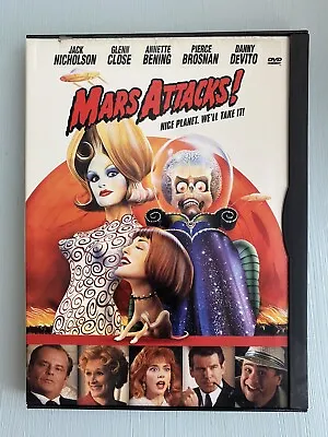 Mars Attacks (DVD 1997 Snapcase) Jack Nicholson Danny DeVito & Glenn Close • $5.99