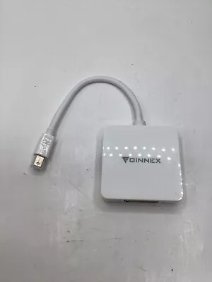 FOINNEX Mini Display Port To VGA HDMI DVI 4K White Adapter *FAST SHIPPING* • $17.99