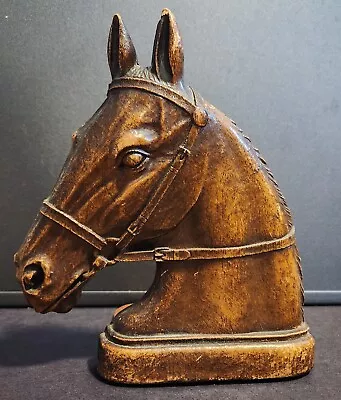 Vintage Syroco Wooden Horse Head Single Bookend New York • $20.95