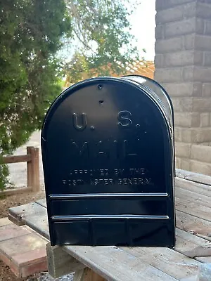 Rare Vintage Steel City Mfg Ribbed Rural Mailbox Lg Model 2 • $75