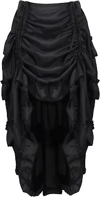 Women's Steampunk Skirt Ruffle High Low Outfits Gothic Plus Size Pirat • $66.90