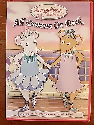 Angelina Ballerina - All Dancers On Deck DVD Kids Movie Video  • $4.21