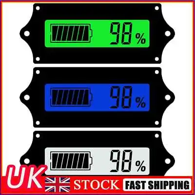 £7.24 • Buy LCD Display Battery Charge Level Indicator Lead Acid Lithium Batteries Universal