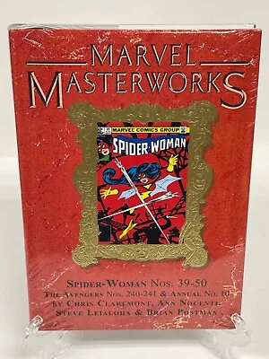 Spider-Woman Marvel Masterworks Vol 4 (357) DM COVER New Marvel Comics HC Sealed • $47.95