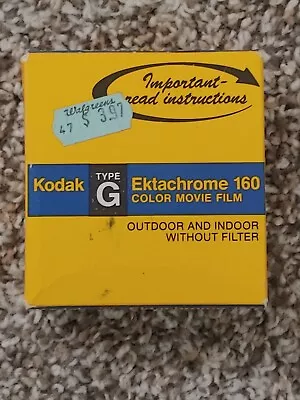 Kodak Ektachrome 160 Color Movie Film Super 8 Cartridge EG 464 Sealed Type G • £19.27
