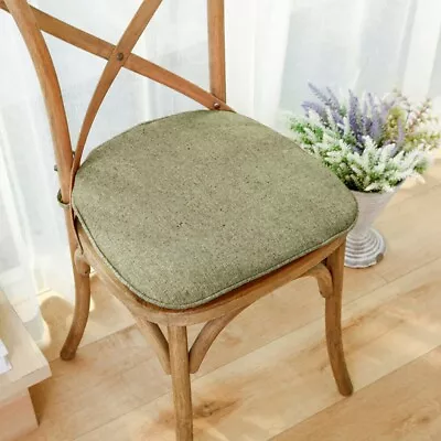 $12.28 • Buy Foam Chair Cushion Seat Pad Soft Tie On Dining Office Pillow Mat Strap AU