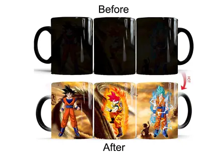 $10.99 • Buy Dragon Ball Z Kakarot Goku Ceramic Heat Changing Tea Coffee Mug Cup Reactive 