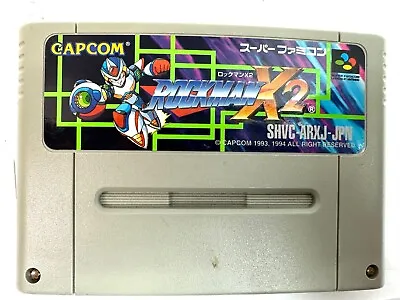 SNES ROCKMAN X2 MEGAMAN Nintendo Super Famicom SFC JAPAN TEST WORKING • $28