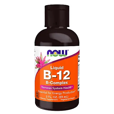 NOW FOODS Vitamin B-12 Complex Liquid - 2 Fl. Oz. • $9.28