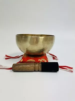 Handmade 5”  Tibetan Singing Bowl Gong For Meditation Healing And Relaxation • $44