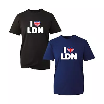 I Love LDN Shirt Funny London Heart Summer Casual Shirt For Mens Womens Novelty • $11.19