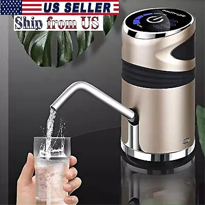 $19.99 • Buy Automatic Electric Water Pump Dispenser Gallon USB Charge Portable Bottle Drink