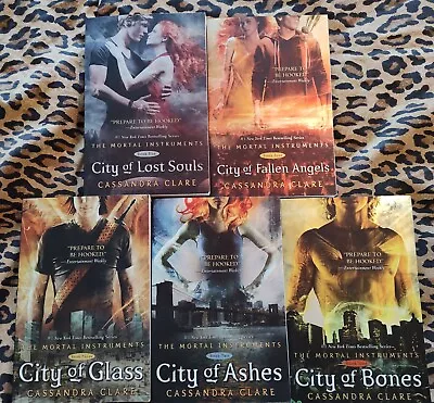 The Mortal Instruments 5 Books Box Set Collection Paperback  Best Selling Author • $20.37