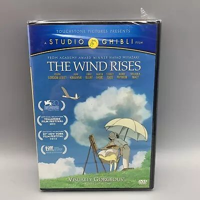 The Wind Rises (DVD 2014)  Hayao Miyazaki Studio Ghibli Cult Anime Film NEW • $7.99