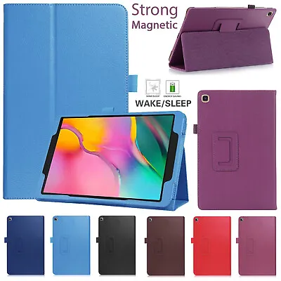 Samsung Galaxy Tab A 10.1  Inch (2019) T510 T515 Leather Stand Case Smart Cover • £5.94