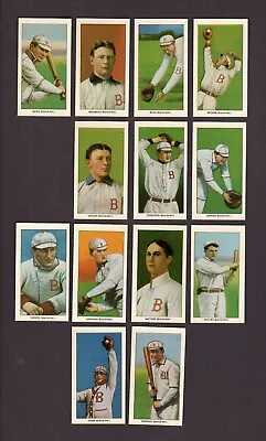 1909-1911 BOSTON BRAVES T206 CCC Complete Team REPRINT Set ~ ALL 14 Cards VG/NM • $9