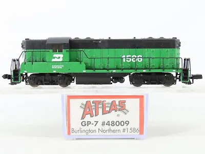 N Scale Atlas 48009 BN Burlington Northern EMD GP7 Diesel Locomotive #1586 • $99.95