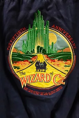 The Wizard Of Oz 50th Anniversary Bomber Jacket SMALL / Navy / Vintage • $75