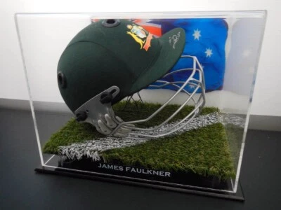 $179.99 • Buy ✺Signed✺ JAMES FAULKNER Replica Cricket Helmet PROOF COA Australia 2022 Shirt