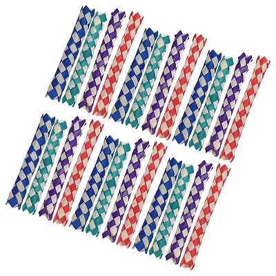 £6.96 • Buy 24pcs Finger Traps Birds Parrots Chew Toy Chinese Bamboo Traps DIY Toy