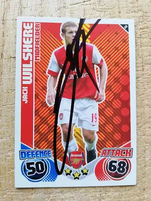 Jack Wilshere Arsenal Legend Hand-signed Topps Match Attax Card • £10.95