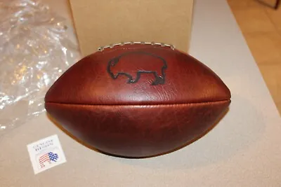 MIB RARE Vintage Orvis Authentic American Bison Leather Football Made In USA • $249.95