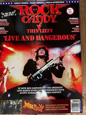 Rock Candy Magazine #43 2024 Thin Lizzy 'Live And Dangerous +Judas Priest &Saxon • £9.99