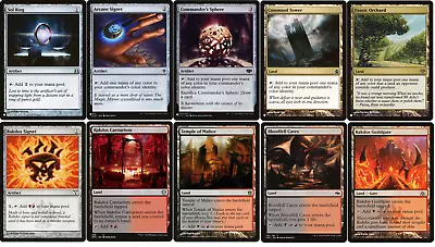 RAKDOS Commander Deck Builder Starter Pack Kit Black/Red MANA Lands Artifacts • $9.99