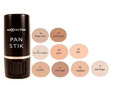 Max Factor Pan Stik Creamy Foundation Makeup 9 Gr -- CHOOSE YOUR SHADE! • $8.99